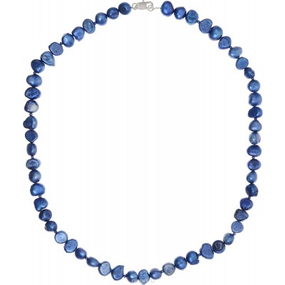 Бусы "Санта-Лючия". Натуральный тонированый речной жемчуг синего цвета. Индия Бусы "Санта-Лючия". Натуральный тонированый речной жемчуг синего цвета. Индия