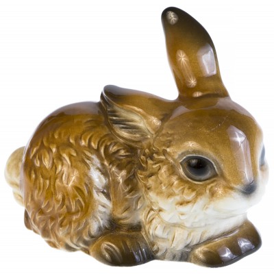 Статуэтка "Кролик". Фарфор, роспись. Высота 6 см. Hummel/ Goebel, Западная Германия, 1960-е гг. Статуэтка "Кролик". Фарфор, роспись. Высота 6 см. Hummel/ Goebel, Западная Германия, 1960-е гг.