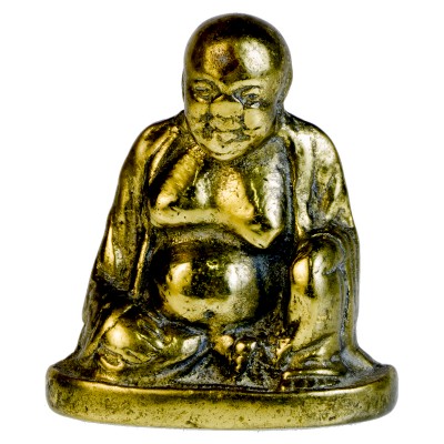 Статуэтка миниатюрная "Будда". Латунь. Высота 5 см. 1930-е гг.
