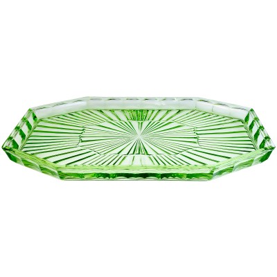 Урановое стекло. Поднос. Великобритания, 1920-е гг. Урановое стекло. Поднос. Великобритания, 1920-е гг.