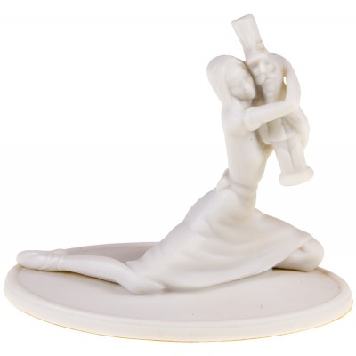 Статуэтка миниатюрная "Щелкунчик". Высота 6 см. Фарфор, авторская работа. Franklin porcelain, США, 1982 год