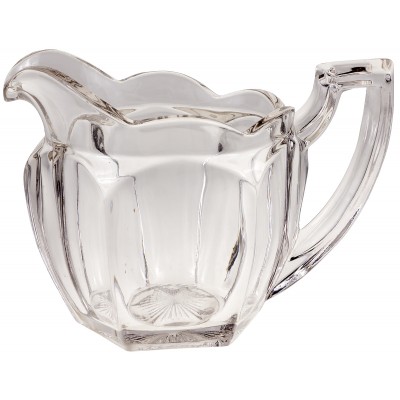 Молочник эпохи и стиля Арт Деко. Стекло, Chippendale glass, Великобритания, 1930-е гг.