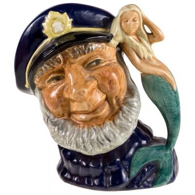 Кружка декоративная "Старый моряк". Керамика, роспись, глазуровка. Royal Doulton, Великобритания, 1960-е гг