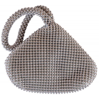 Вечерняя сумочка серебристого цвета в стиле ретро. Китай
