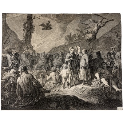 "Сонм богов". Офорт, Голландия, 1655 год