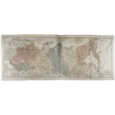 Карта Российской Империи в Европе и Азии. Англия, 1772 год