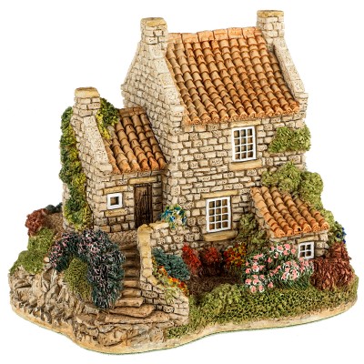 Коллекционный миниатюрный домик "Lilliput lane. Runswik house". Высота 8,5 см. Enesco, Великобритания, 1990 год