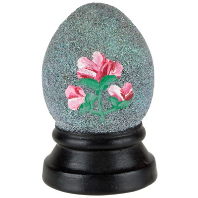 Декоративное пасхальное яйцо "Розовый цветок". Керамика, Западная Европа,  конец 20 века