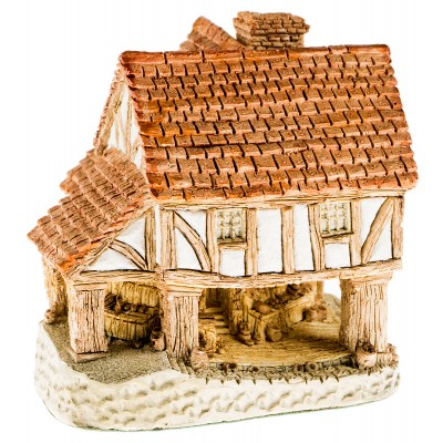 Коллекционный миниатюрный домик "Little Market by David Winter". Высота 8 см. Великобритания, 1980 год