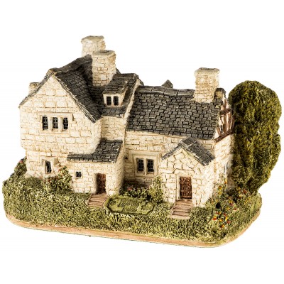 Коллекционный миниатюрный домик "Lilliput lane. Moleton Manor". Высота 9,5 см. Enesco, Великобритания, 1985 год