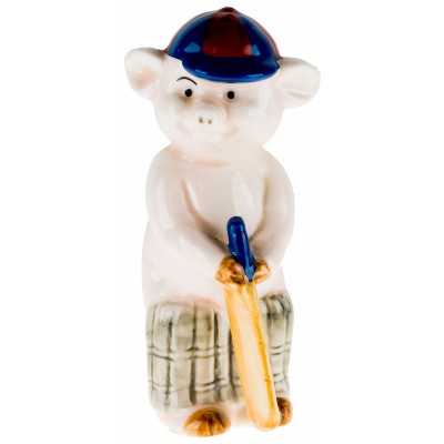 Винтажная статуэтка "Свинка играет в крикет". Danbury Mint. Великобритания