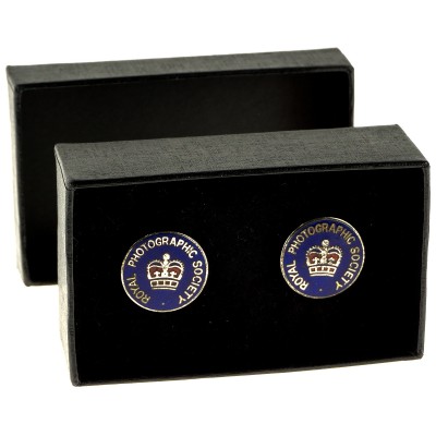 Винтажные запонки "Королевское фотографическое общество Великобритании". Металл, эмаль. Великобритания, 1960-е гг. Винтажные запонки "Королевское фотографическое общество Великобритании". Металл, эмаль. Великобритания, 1960-е гг.