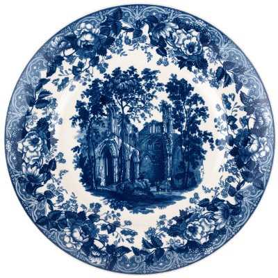 Декоративная тарелка "Готические руины". Wedgwood. Великобритания