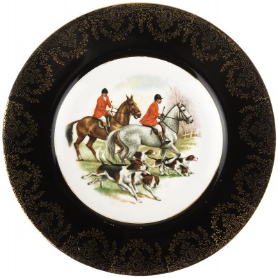 Декоративная тарелка "На охоте". Великобритания