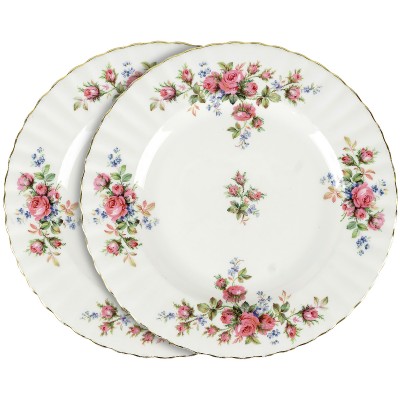 Пара тарелок для салата "Мускусные розы". Royal Albert. Великобритания