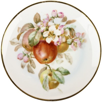 Декоративная тарелка "Яблоки". Фарфор. Германия