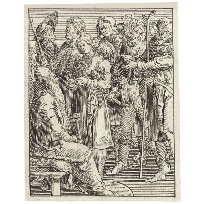  За советом. Ксилография, Швейцария, около 1570 года. Тобиас Штиммер