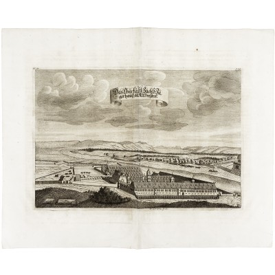 Вид старого Дрездена. Германия, 17 век. I.C. Satrorius