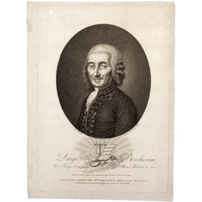 Портрет композитора Л Боккерини. Bourgeois de la Richardiere