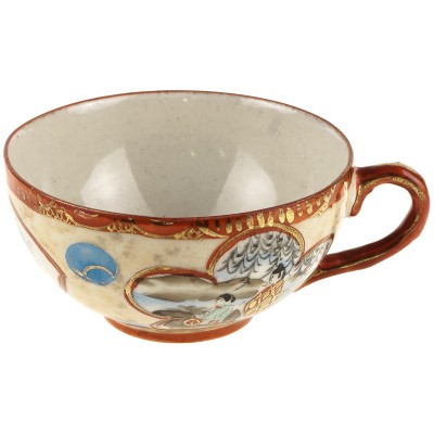 Чашка "Восточный мотив". Фарфор, ручная роспись. Япония