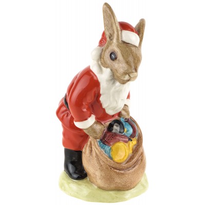 Винтажная статуэтка "Санта Клаус" из серии "Кролик Банни". Royal Doulton. Великобритания