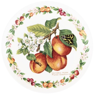 Декоративная тарелка "Слива Виктория". Royal Worcester. Великобритания