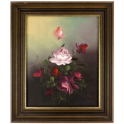 Картина "Розы". 25,5 х 30 см. Голландия