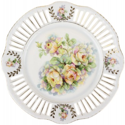 Декоративная тарелка "Желтые розы". Великобритания
