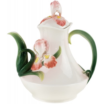 Чайник заварочный "Розовый ирис". Graff porcelain. Великобритания