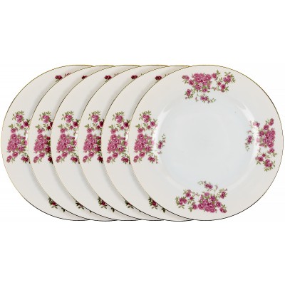 Набор тарелок для салата "Плетистые розы". Tono china. Япония