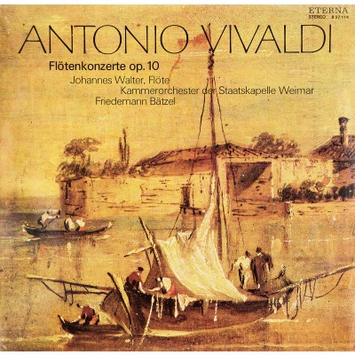 Виниловая пластинка Antonio Vivaldi Сoncerti fur flote streichorchester und basso continuo Антонио Вивальди Концерты для флейты струнного оркестра и баса дирижер Friedemann Batzel 1LP