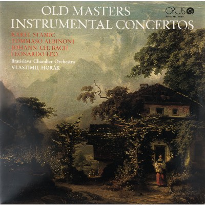 Виниловая пластинка Old masters instrumental concertos Инструментальные концерты старых мастеров Бах Альбиони, Стамик1LP. Opus. 