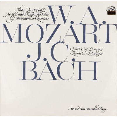 Виниловая пластинка MOZART Quartet В major K285 Adagio and Rondo K617 Johann Christian BACH Quartets op 20 Nr2 op II Nr 4 Моцарт