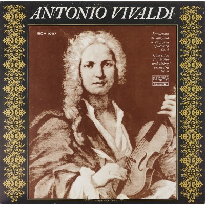 Виниловая пластинка Vivaldi Six concertos for violin and string orchestra Антонио Вивальди Шесть концертов для скрипки и струнно