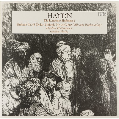 Виниловая пластинка Haydn Die Londoner Sinfonien I Йозеф Гайдн Симфония 93 Симфония 94 Дрезденский филармонический оркестр дириж