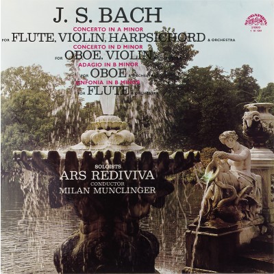 Виниловая пластинка Bach Иоганн Себастиан Бах Концерты BWV 1044, 1060 адажио BWV 249 симфония BWV 209 1LP. Supraphon. Чехословак