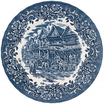 Декоративная тарелка "Англия 17-ого века". Royal Tudor Ware. Великобритания