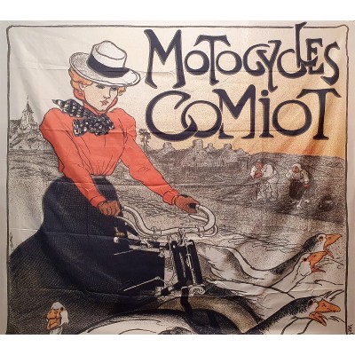 Настенный декор в винтажном стиле "Реклама мотоциклов"