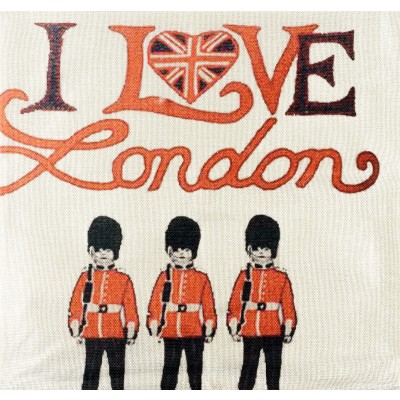 Наволочка декоративная "I love London"