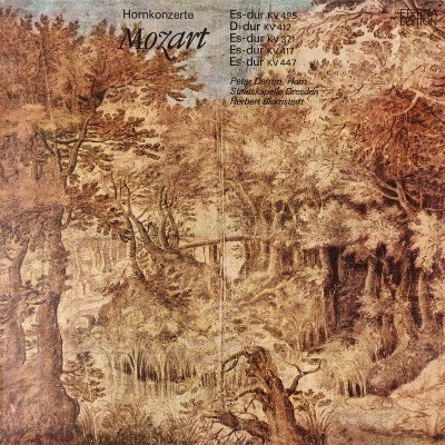 Виниловая пластинка Mozart Hornconzerte Моцарт Концерты для валторны (1 LP). Eterna. Германия