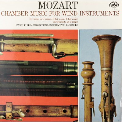 Виниловая пластинка MOZART Chamber music for wind instruments В А Моцарт Камерная музыка для духовых инструментов 2LP. Supraphon