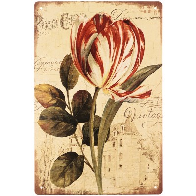 Декоративная табличка "Тюльпан"