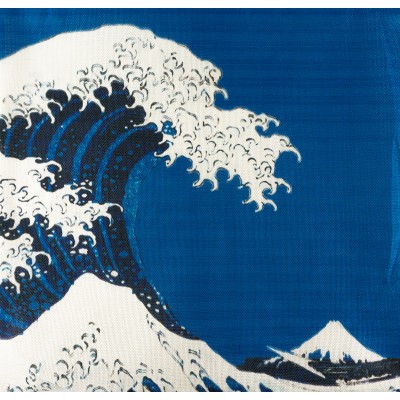 Наволочка декоративная "Большая волна в Канагаве"