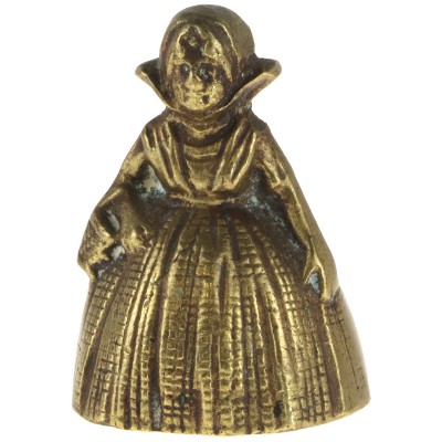 Колокольчик вызывной миниатюрный "Дама с корзинкой". Великобритания