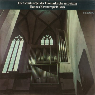 Виниловая пластинка Die Schukeorgel der Thomaskirche zu Leipzig Bach Бах Орган церкви Томаса в Лейпциге 1LP. Eterna. ГДР