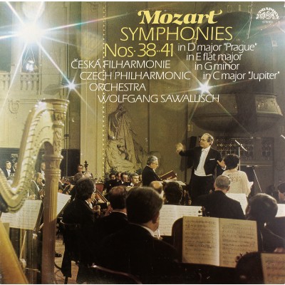 Виниловая пластинка Mozart Symphonies 38 - 41 Моцарт Симфонии 38 - 41 2LP. Supraphon. Чехословакия