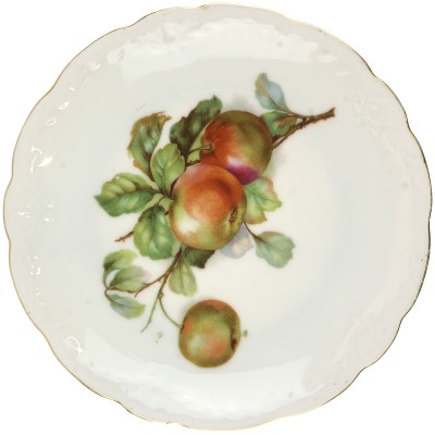 Десертная тарелка "Яблоки". Чехословакия