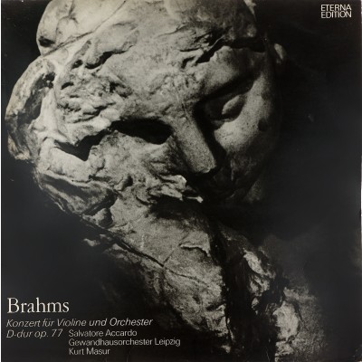 Виниловая пластинка Brahms Брамс Концерт для скрипки с оркестром Сальваторе Аккардо (1 LP). Eterna. ГДР