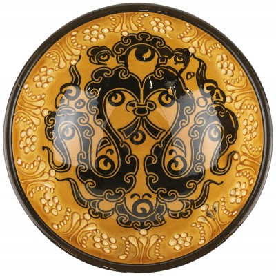 Мисочка, диаметр 12 см, керамика, ручная роспись, Турция. Турция