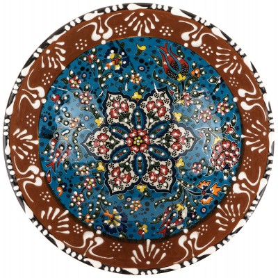 Миска, диаметр 15 см, керамика, ручная роспись, Турция. Турция